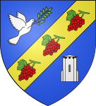 Blason ville fr Tresses (Gironde)